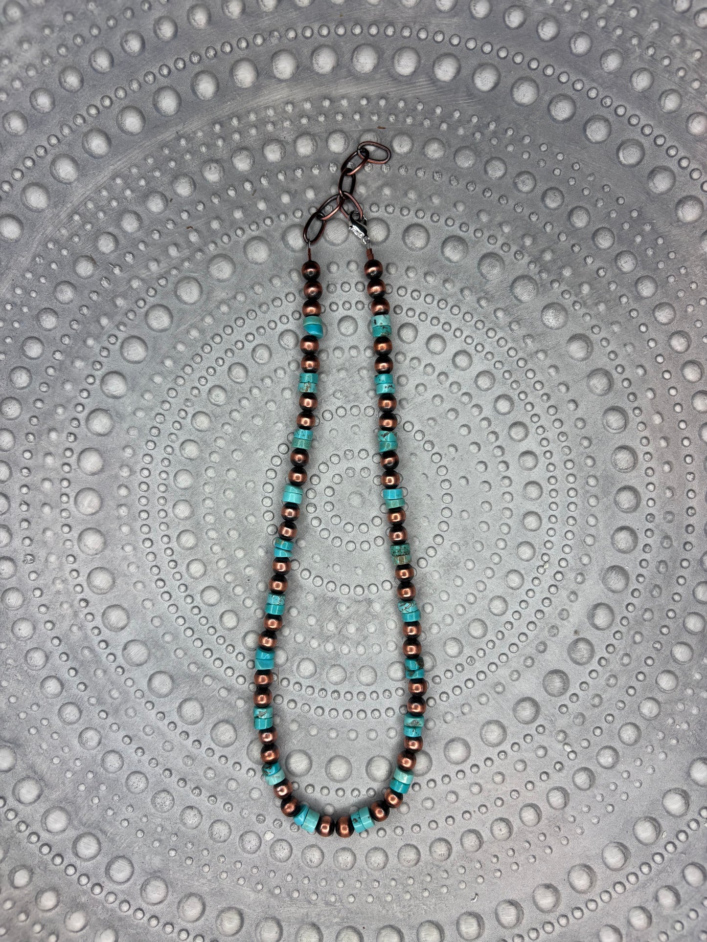 Copper Turquoise Necklace