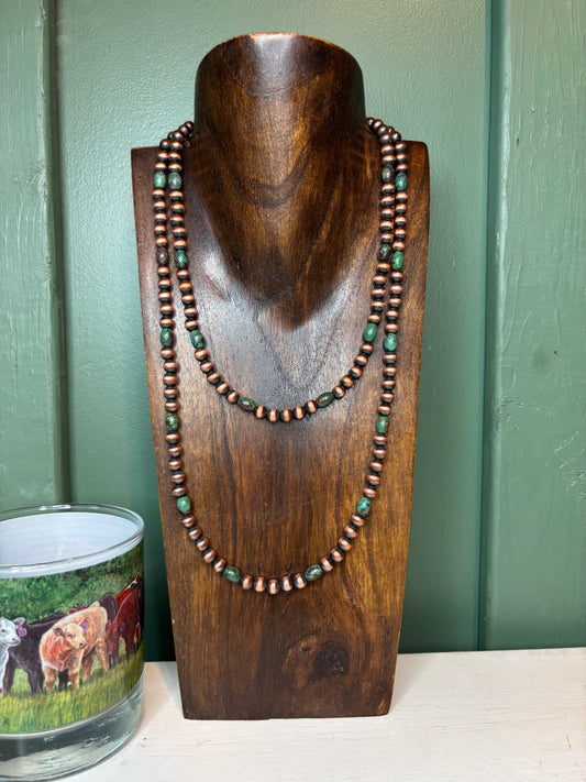 Copper Turquoise Necklace