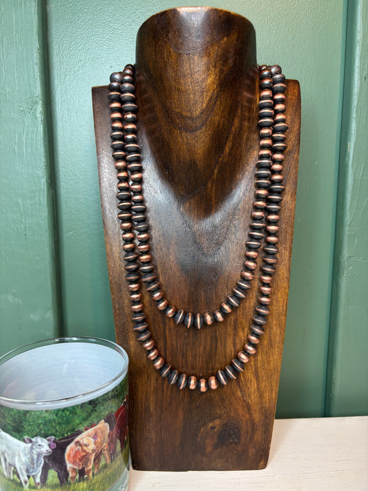 Copper Saucer Necklace