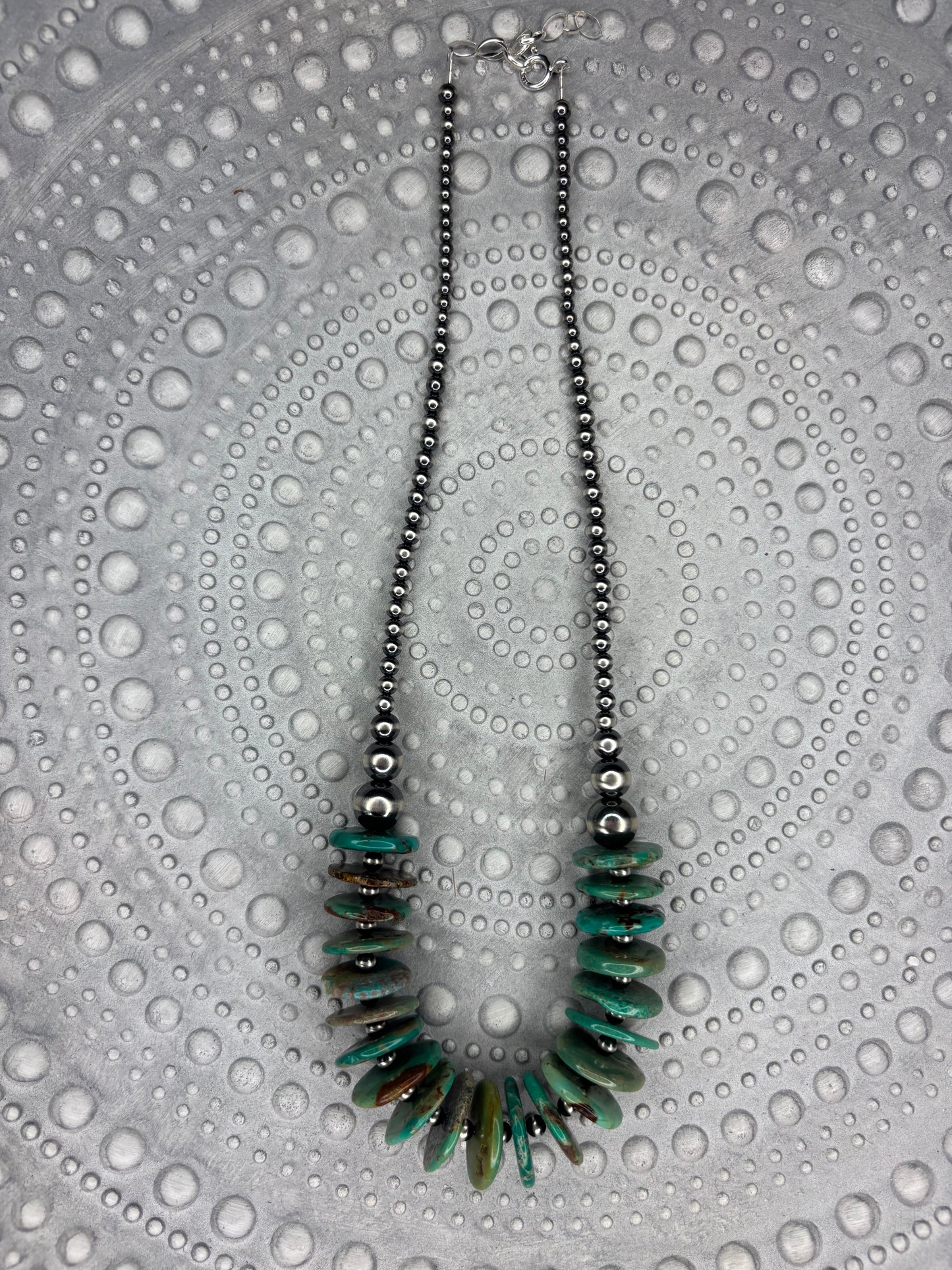 Sterling Silver Turquoise Necklace