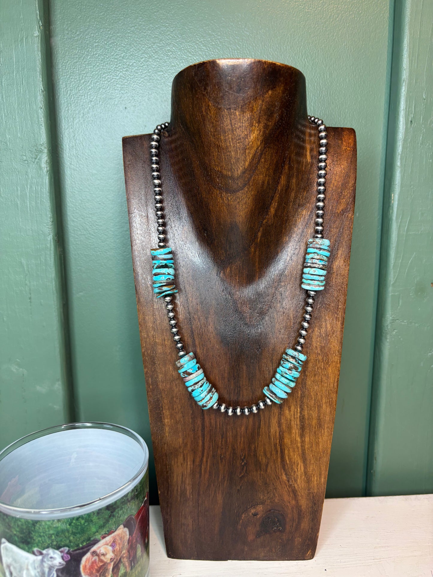 Sterling Silver Turquoise Neckalce