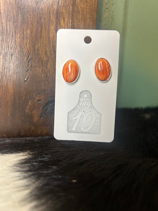 Orange Spiny Studs