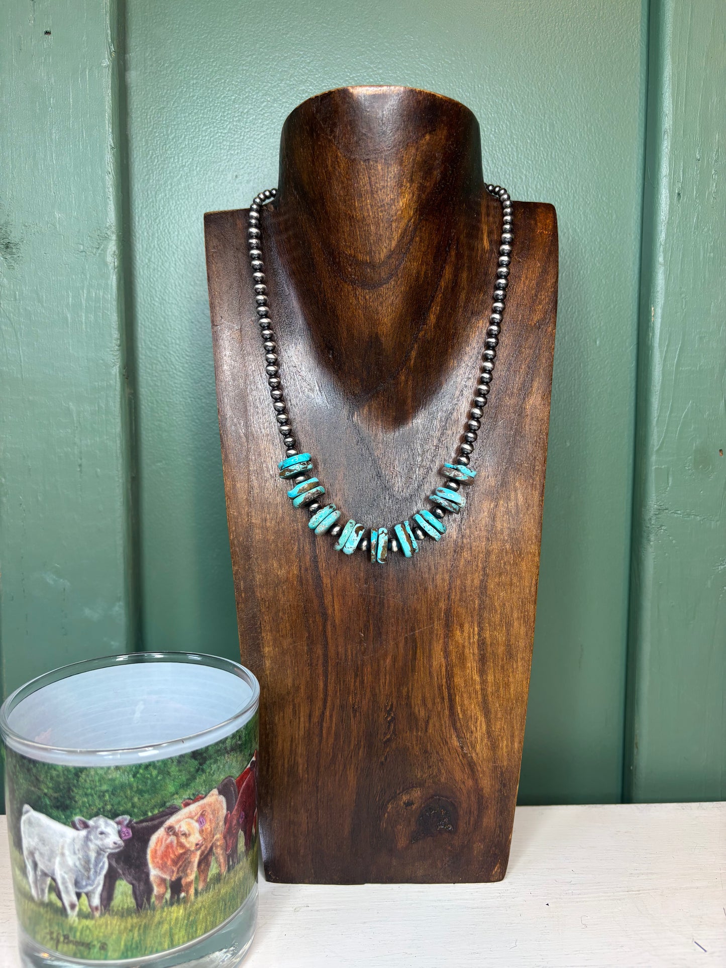 Sterling Silver Turquoise Necklace
