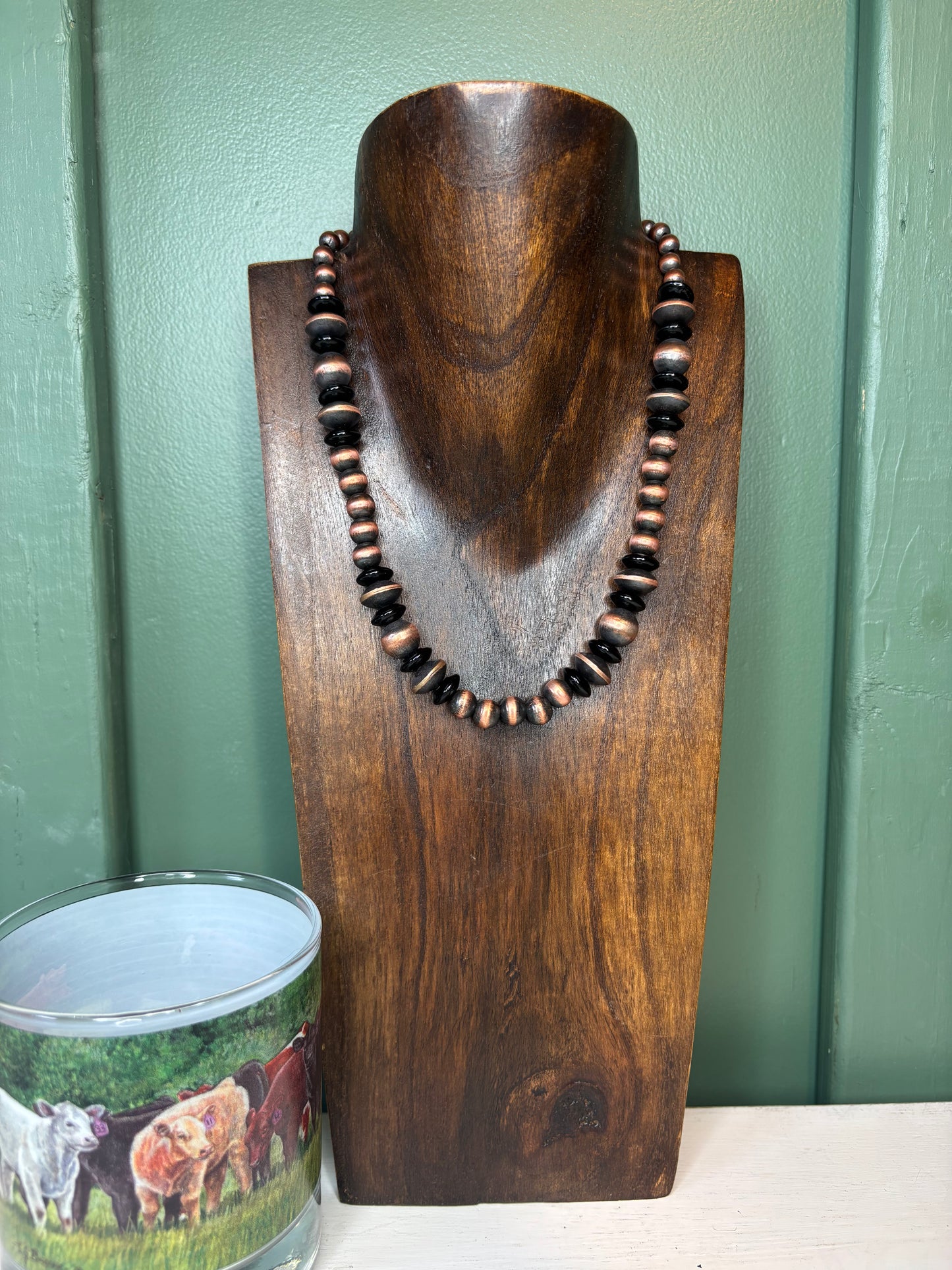 Copper Black Onyx Necklace