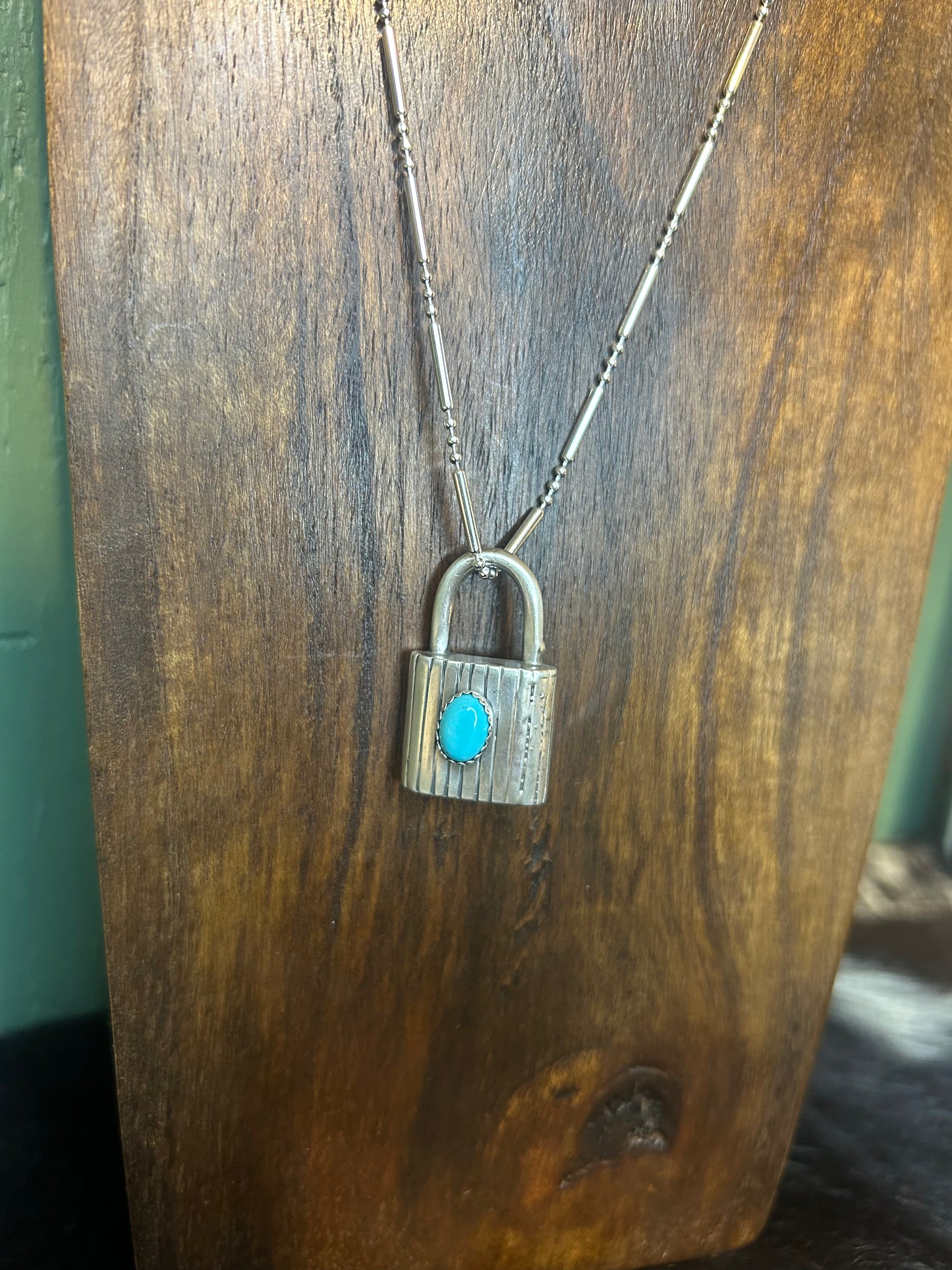 Turquoise Locket Pendent