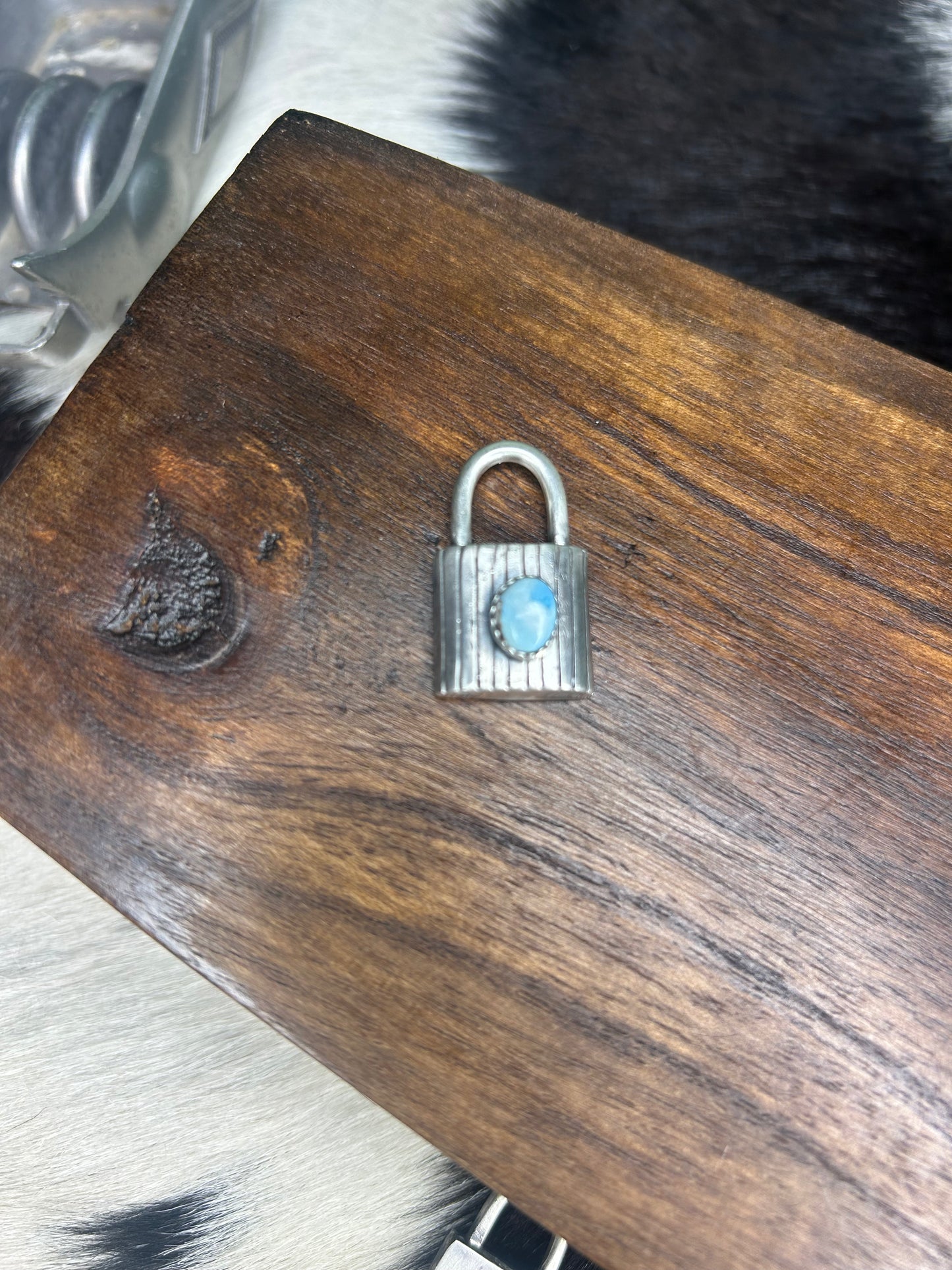 Turquoise Locket Pendent