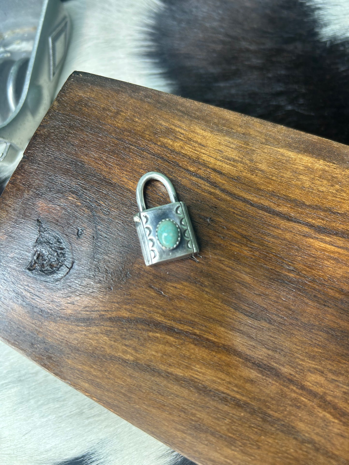 Turquoise Locket Pendent