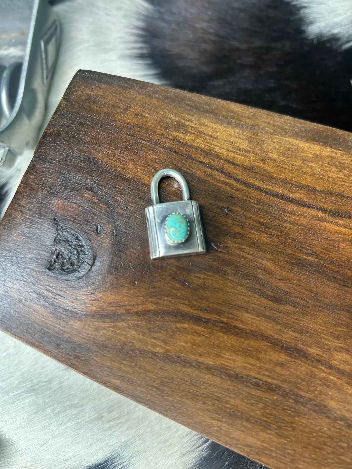 Turquoise Locket Pendent