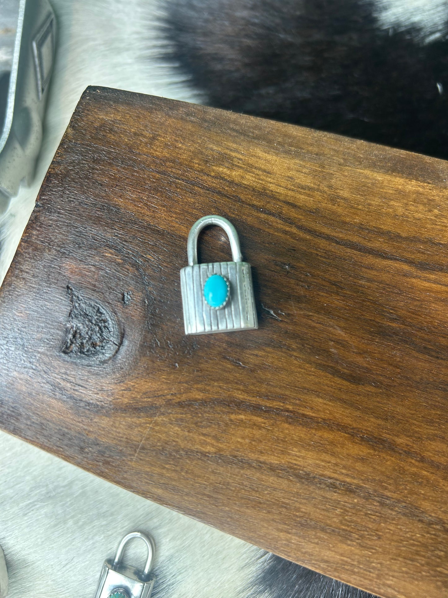 Turquoise Locket Pendent