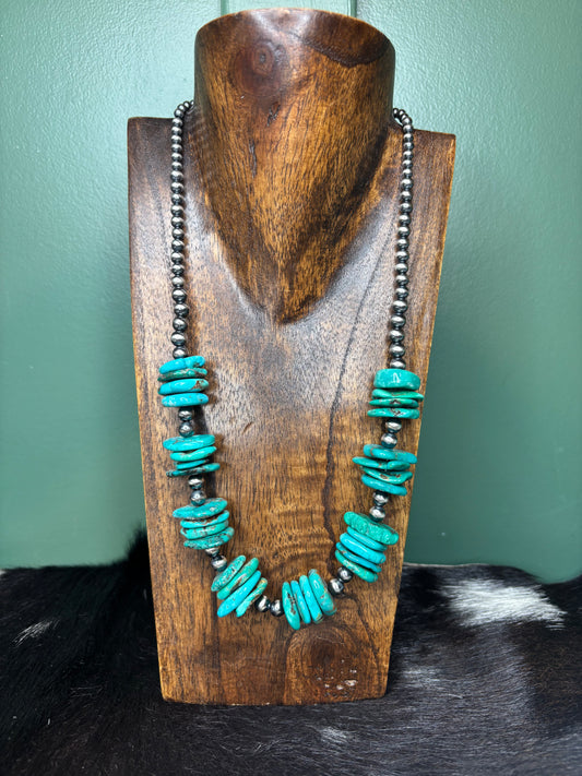 Sterling Silver Turquoise Necklace
