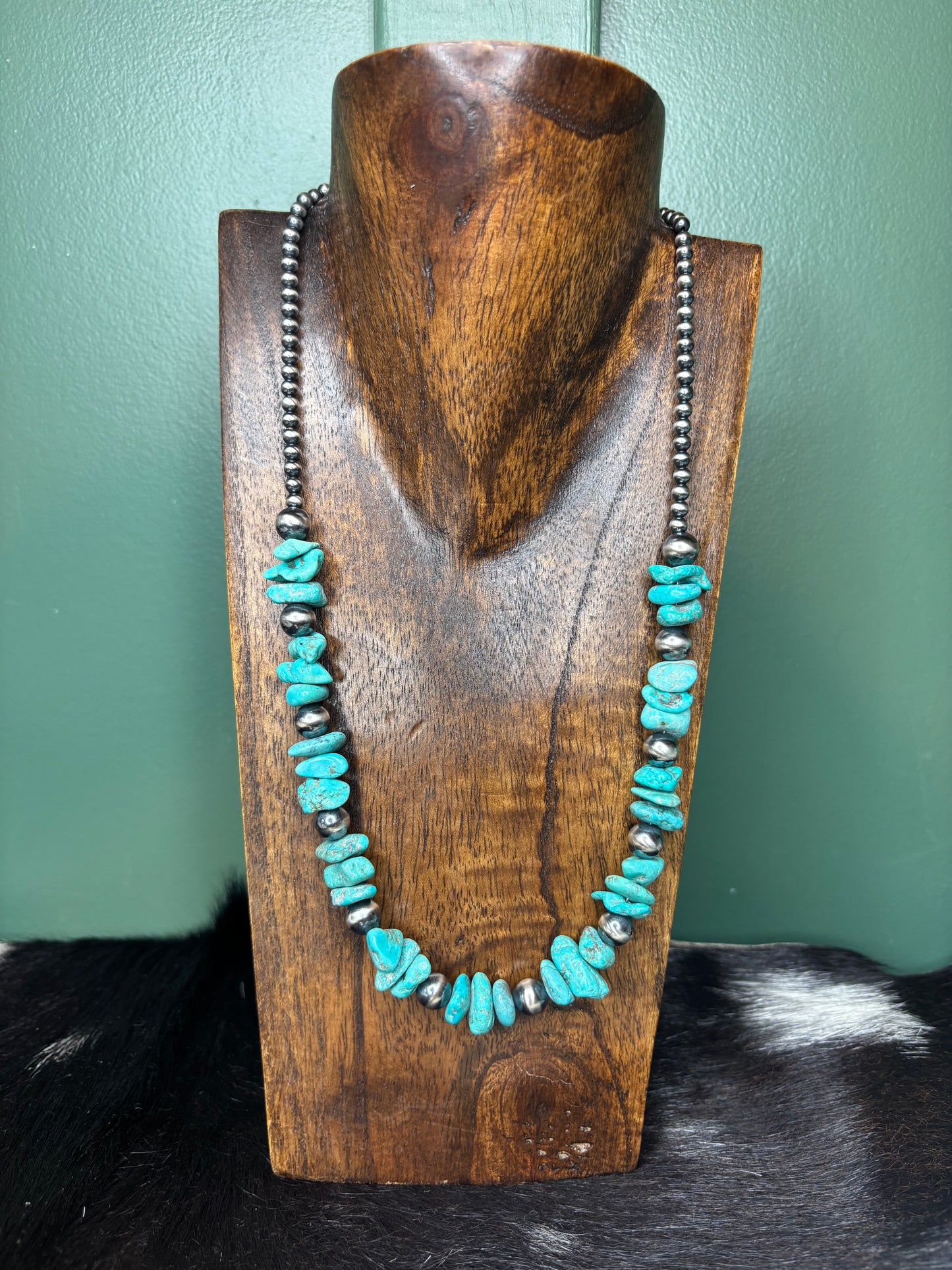 Sterling Silver Turquoise Necklace