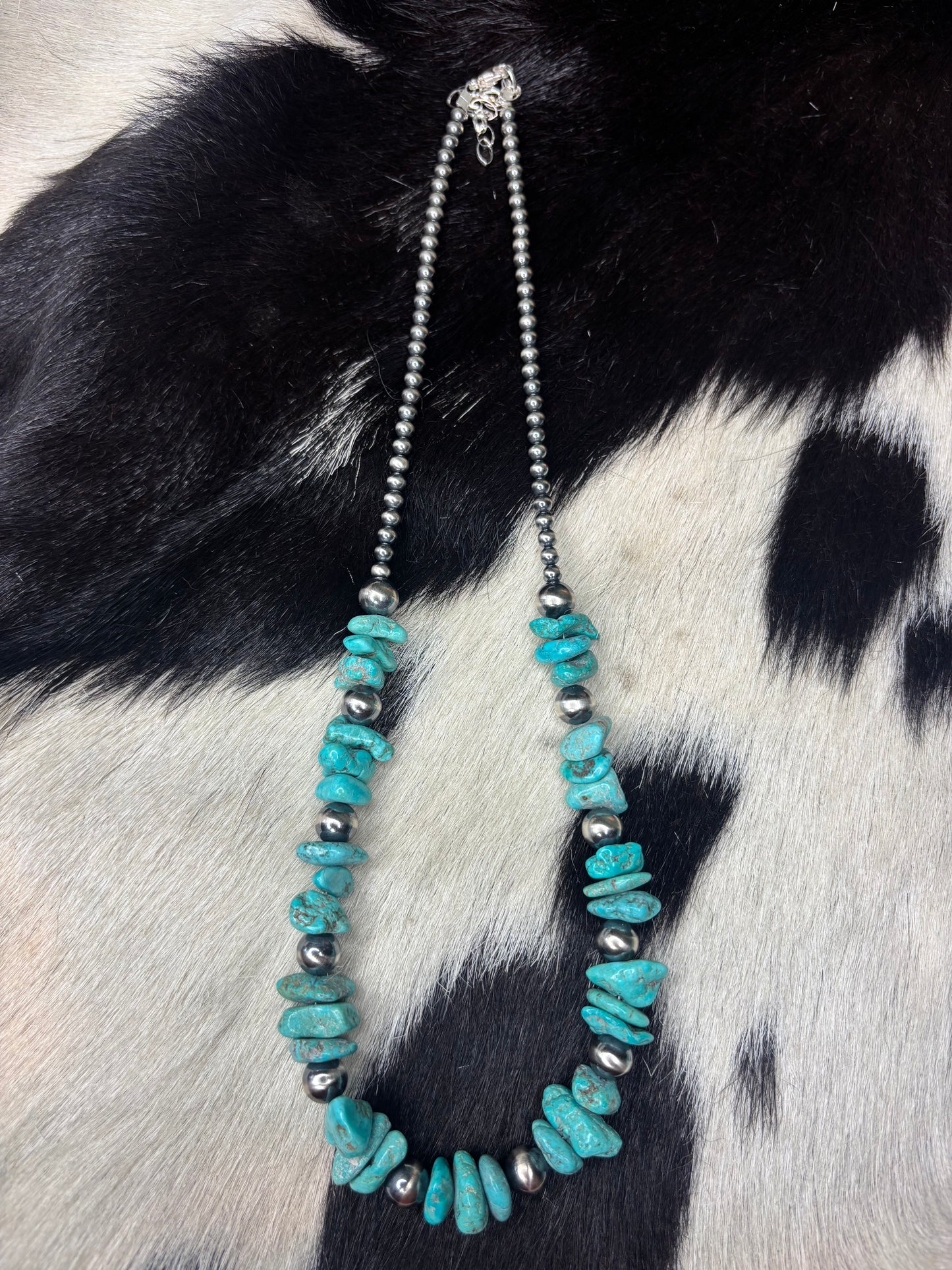 Sterling Silver Turquoise Necklace