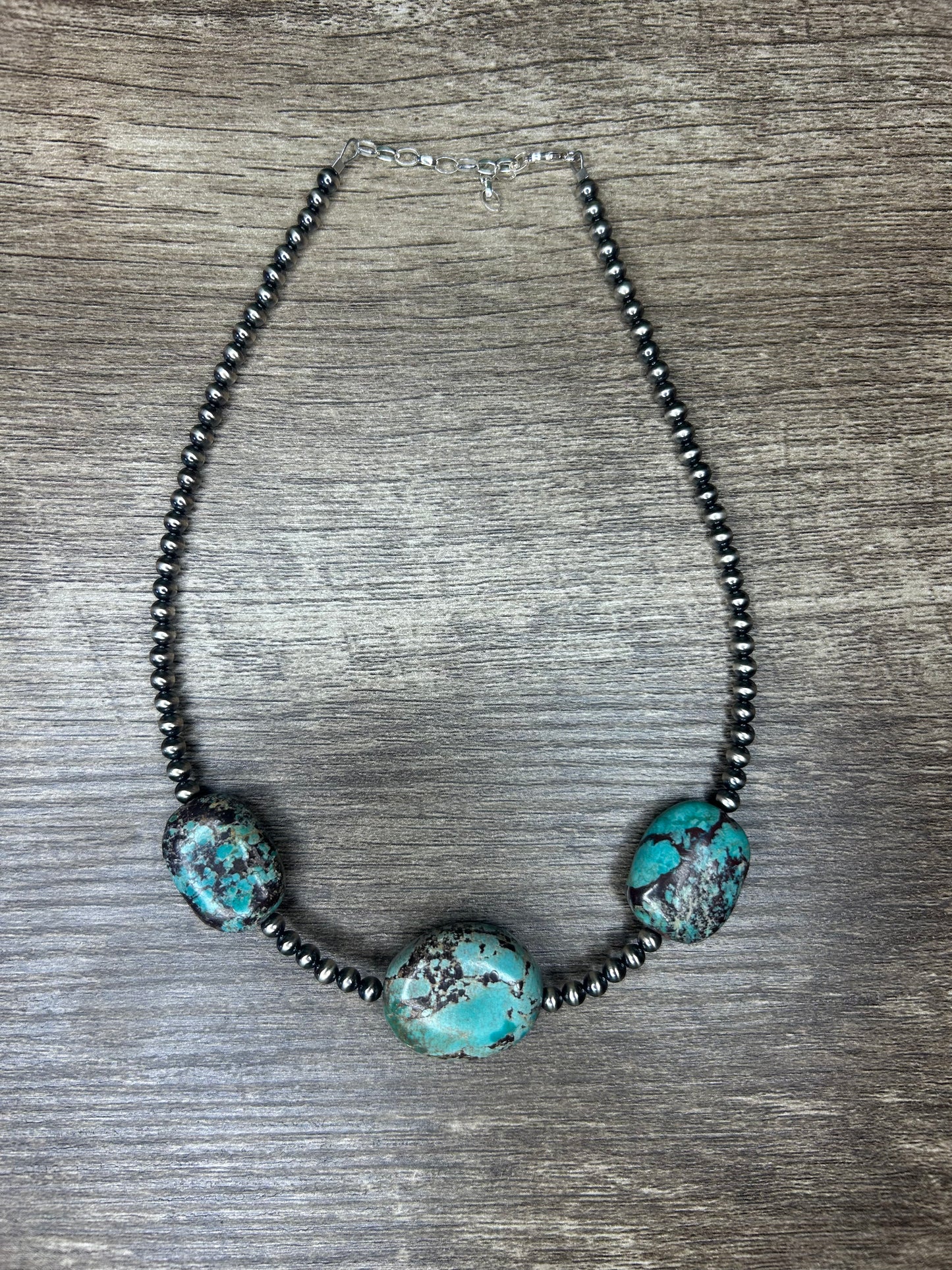 Emerald Valley Turquoise Chunk Necklace