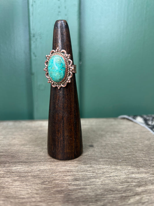 Copper & Turquoise Size 7