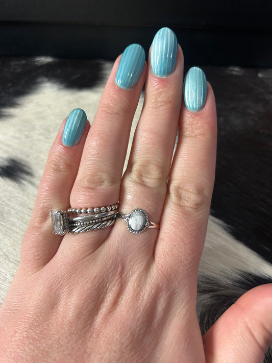 Howlite Ring