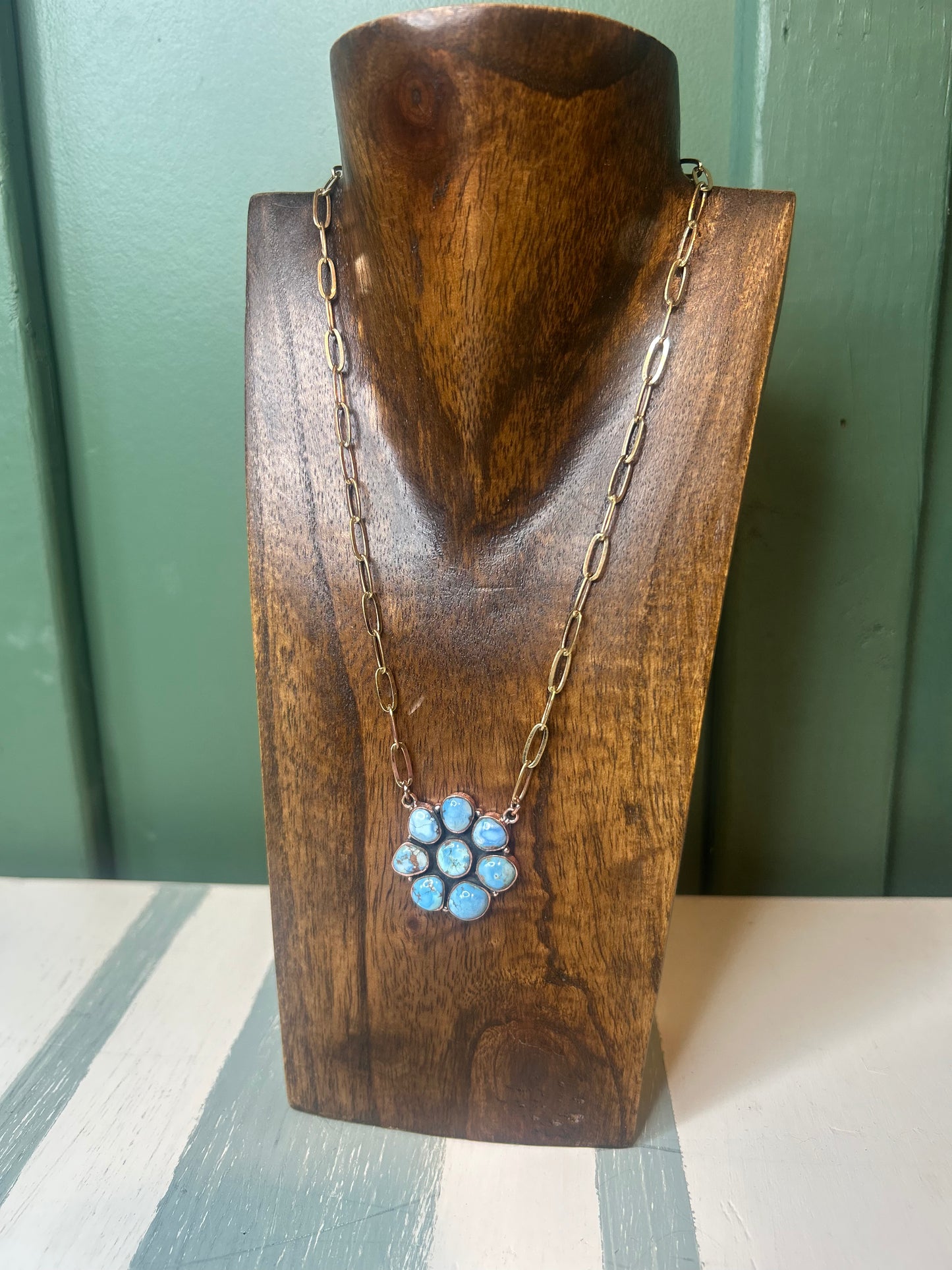 Golden Hills Copper Cluster Chain Necklace