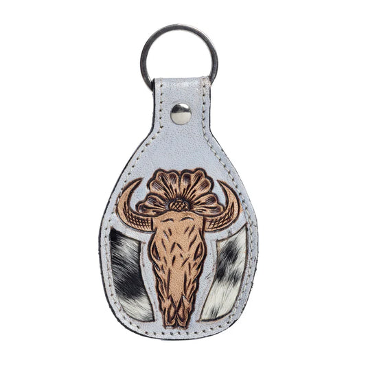 Grey Longhorn Charm