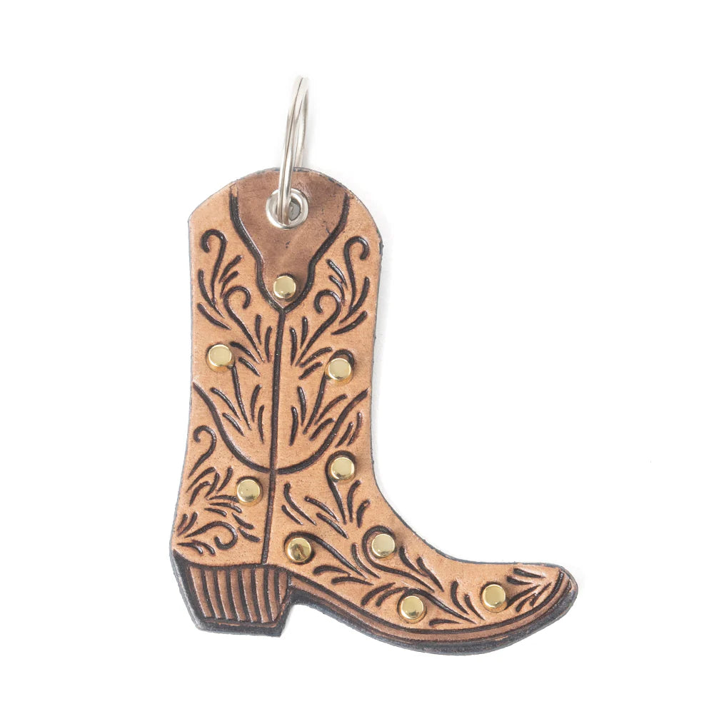 Gold Stud Cowboy Boot Charm