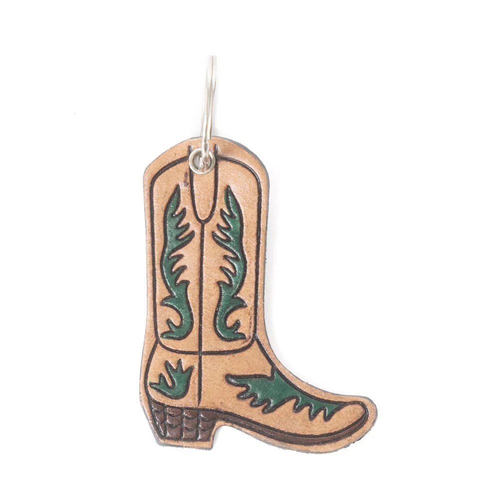 Green Cowboy Boot Charm