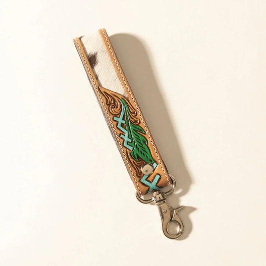 Green Leaf Key Fob