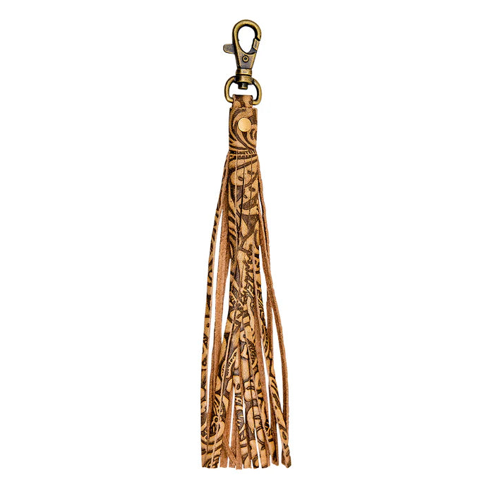Tan & Brown Fringe Charm