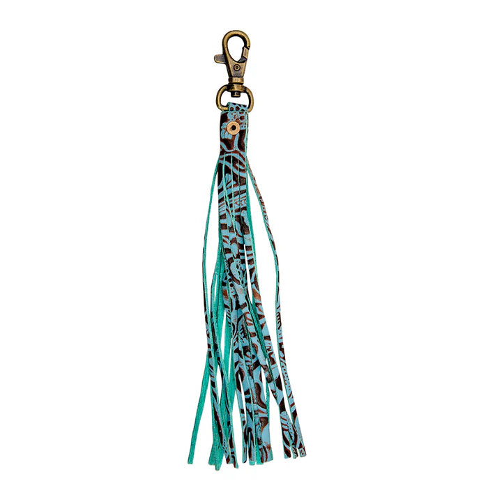Turquoise Fringe Charm