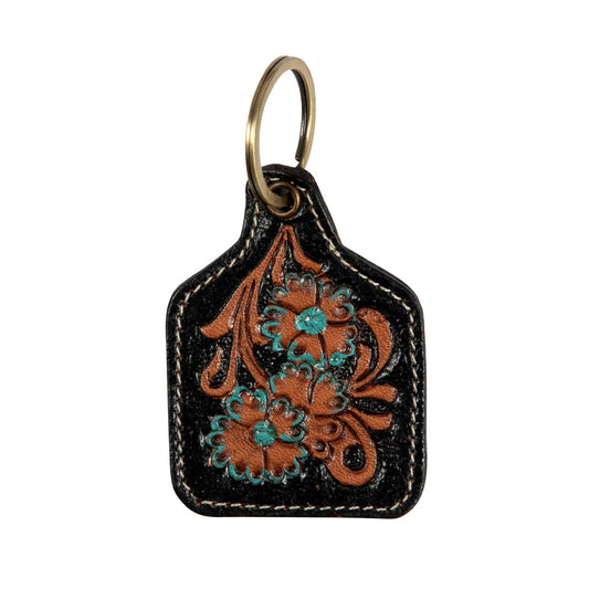 2 Blue Flower Tag